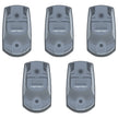 Ford 17-25 Superduty (5-Piece Set) Clear Cab Roof Light Lens with 2-Way Forward & Rear Facing White ULTRA High-Power LEDs - ATTN: This cab light set is for a fresh install on a truck that DID NOT come with OEM cab roof lights (No Square Hole Required - Only 2 Small Screw Holes & a 1/4