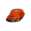 Ford 17-22 Superduty (1-Piece Single Cab Light) Amber Cab Roof Light Lens with 2-Way Forward & Rear Facing Amber ULTRA High-Power LEDs - 1-Piece Single Cab Light ONLY