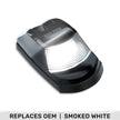 Ford 17-22 Superduty (1-Piece Single Cab Light) Smoked Cab Roof Light Lens with 2-Way Forward & Rear Facing White ULTRA High-Power LEDs - 1-Piece Single Cab Light ONLY - Image 3