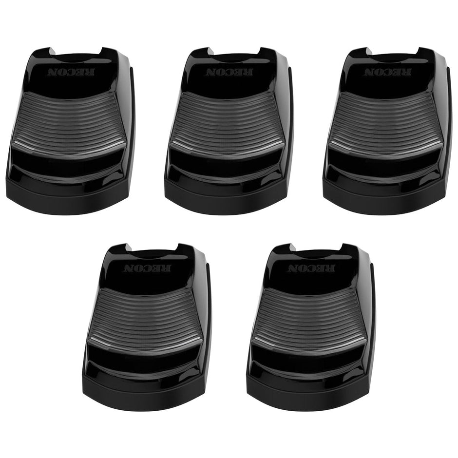 Ford 17-22 Superduty (5-Piece Set) Smoked Cab Roof Light Lens with RGB (Multi-Colored) High-Power LED's - Complete Kit With Wiring & Hardware - ATTN: Cab Lights are User Controlled by Bluetooth Using App Thru Mobile Phone / Tablet - MULTI-COLORED - Image 3