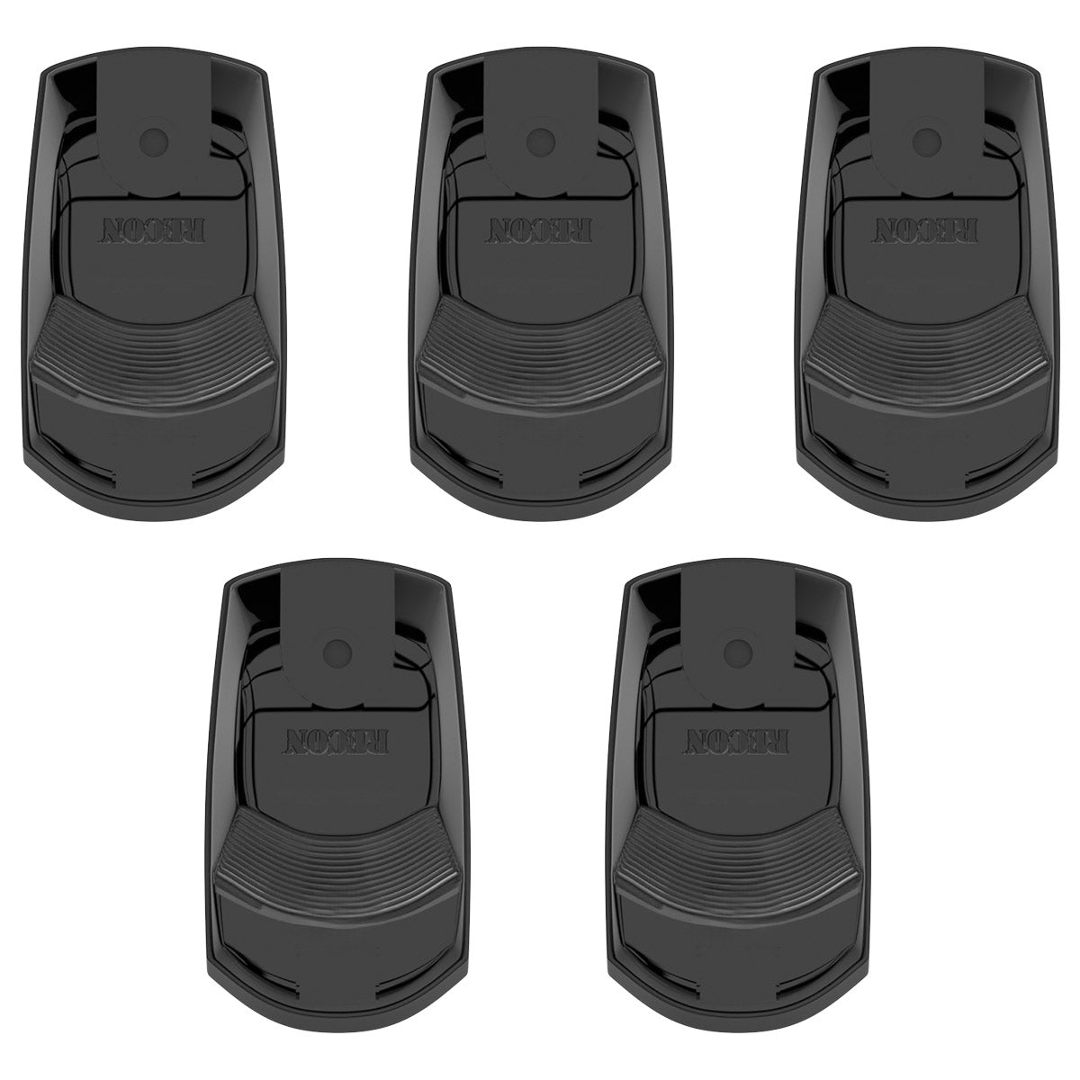 Ford 17-22 Superduty (5-Piece Set) Smoked Cab Roof Light Lens with RGB (Multi-Colored) High-Power LED's - Complete Kit With Wiring & Hardware - ATTN: Cab Lights are User Controlled by Bluetooth Using App Thru Mobile Phone / Tablet - MULTI-COLORED - Image 6