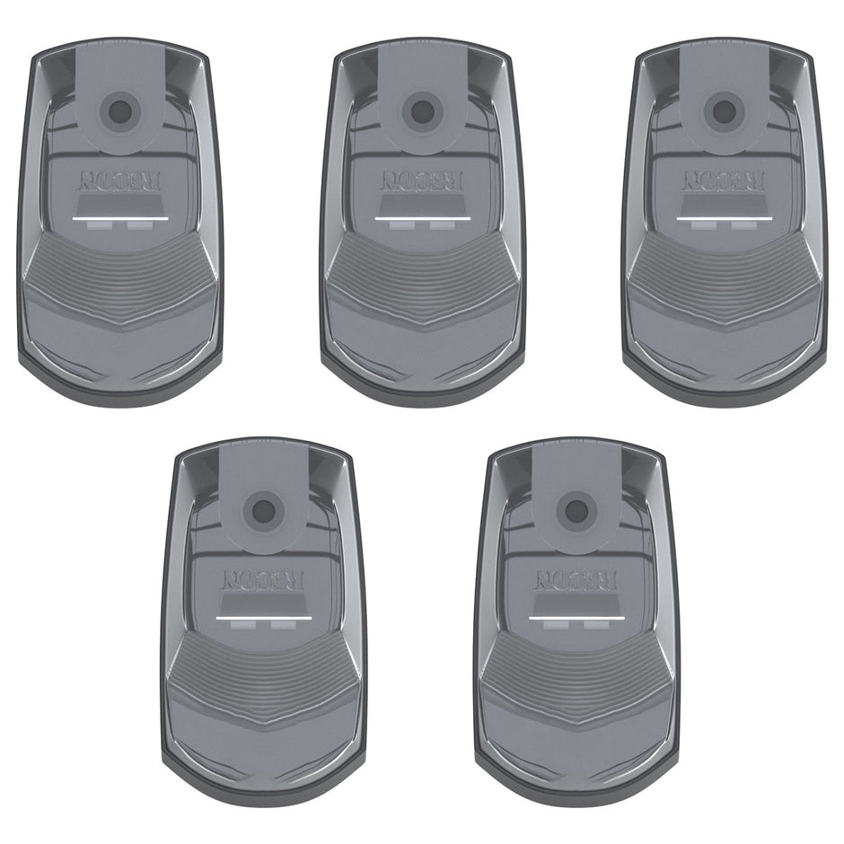 Ford 17-22 Superduty (5-Piece Set) Clear Cab Roof Light Lens with RGB (Multi-Colored) High-Power LED's - Complete Kit With Wiring & Hardware - ATTN: Cab Lights are User Controlled by Bluetooth Using App Thru Mobile Phone / Tablet - MULTI-COLORED