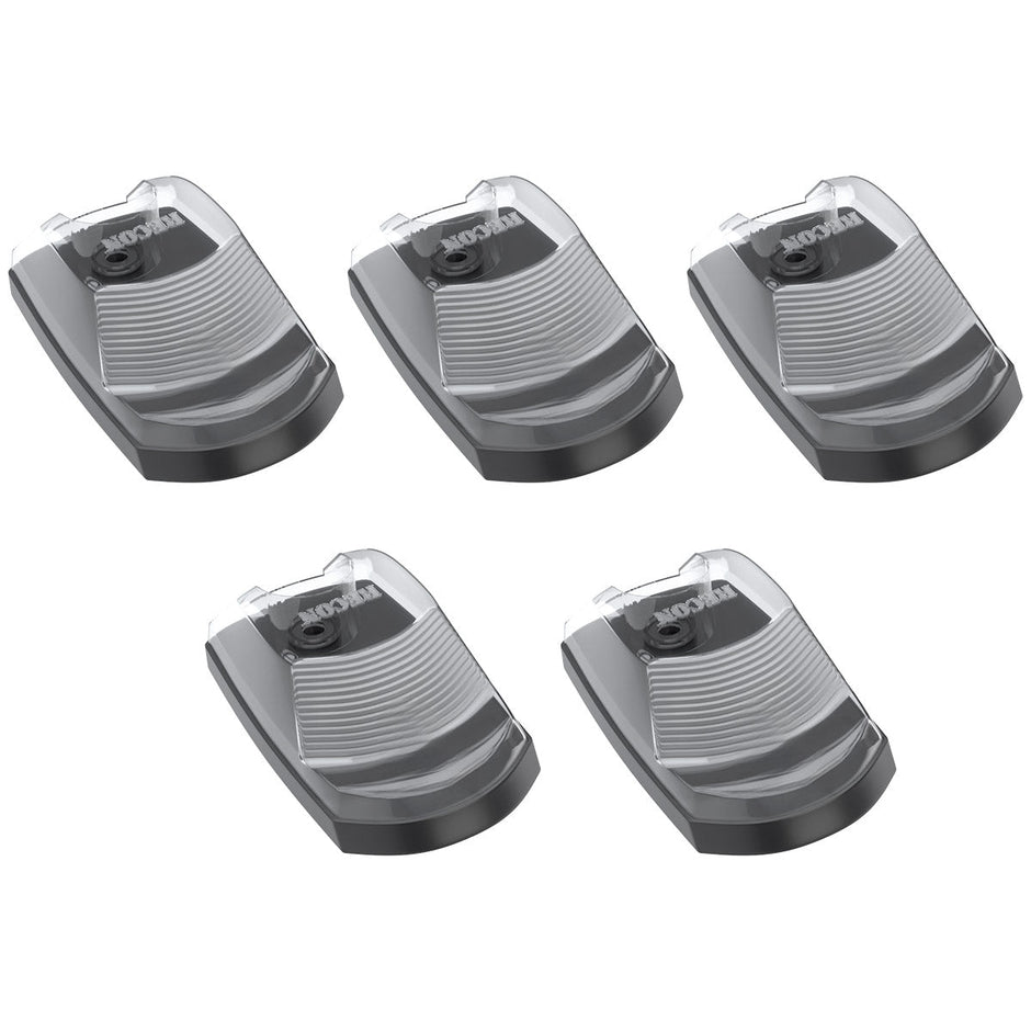 Ford 17-22 Superduty (5-Piece Set) Clear Lens with White & Amber Strobe LED's & White or Amber Running Light LED's - Complete Kit With Wiring & Hardware - Image 6