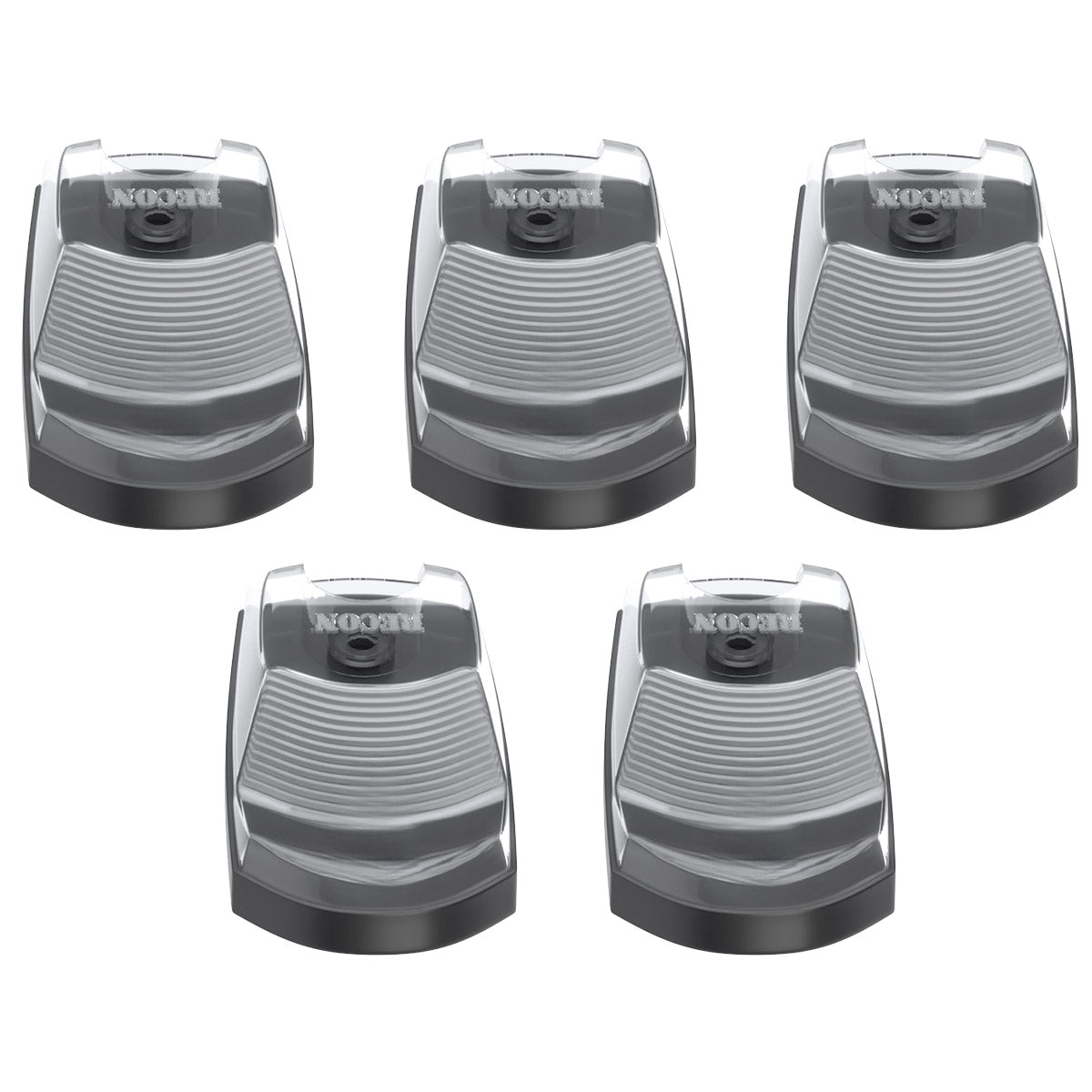 Ford 17-22 Superduty (5-Piece Set) Clear Lens with White & Amber Strobe LED's & White or Amber Running Light LED's - Complete Kit With Wiring & Hardware - Image 5