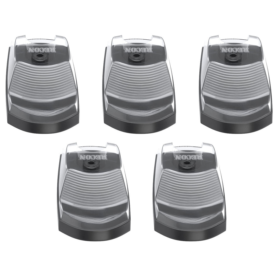 Ford 17-22 Superduty (5-Piece Set) Clear Lens with White & Amber Strobe LED's & White or Amber Running Light LED's - Complete Kit With Wiring & Hardware - Image 5