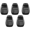 Dodge 19-23 RAM Heavy-Duty 2500 & 3500 (5-Piece Set) Smoked Cab Roof Light Lens with RGB (Multi-Colored) High-Power LED's - ATTN: Cab Lights are User Controlled by Bluetooth Using App Thru Mobile Phone / Tablet - ATTN: This cab light set is for a fresh install on a truck that DID NOT come with OEM cab roof lights (No Square Hole Required - Only 2 Small Screw Holes & a 1/4