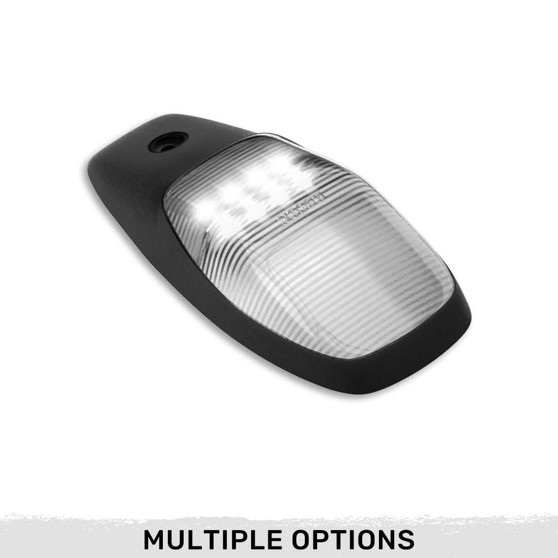 Dodge 19-23 RAM Heavy-Duty 2500 & 3500 (1-Piece Single Cab Light) Smoked Cab Roof Light Lens with 2-Way Forward & Rear Facing White ULTRA High-Power LEDs - 1-Piece Single Cab Light ONLY