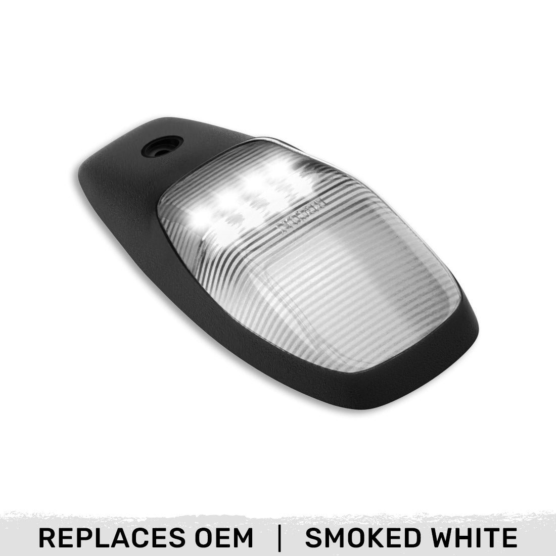 Dodge 19-23 RAM Heavy-Duty 2500 & 3500 (1-Piece Single Cab Light) Smoked Cab Roof Light Lens with 2-Way Forward & Rear Facing White ULTRA High-Power LEDs - 1-Piece Single Cab Light ONLY - Image 3