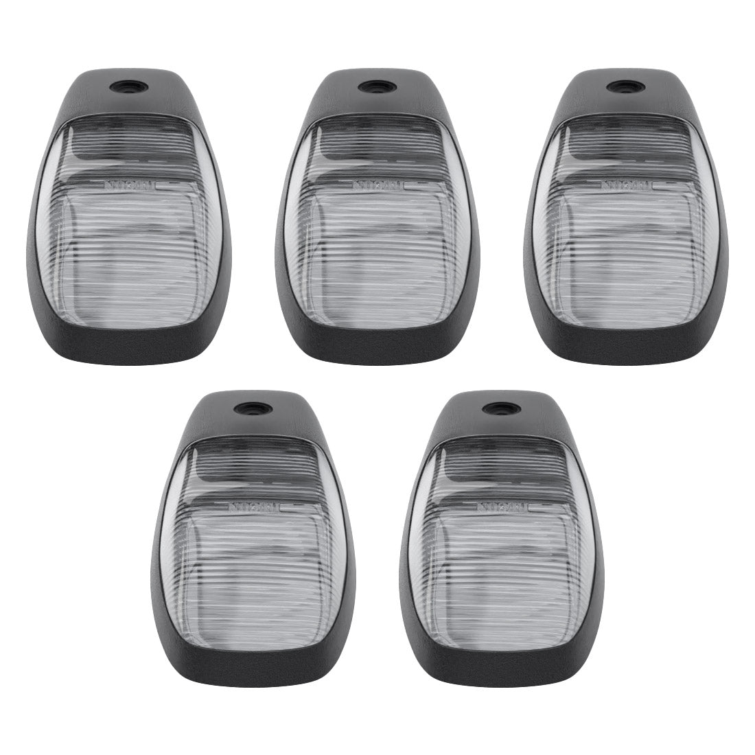 Dodge 19-23 RAM Heavy-Duty 2500 & 3500 (5-Piece Set) Clear Cab Roof Light Kit with White & Amber Ultra High-Power Strobe LED's & White or Amber Running Light LED's - (Complete Wiring Kit & Hardware Included) - Image 5