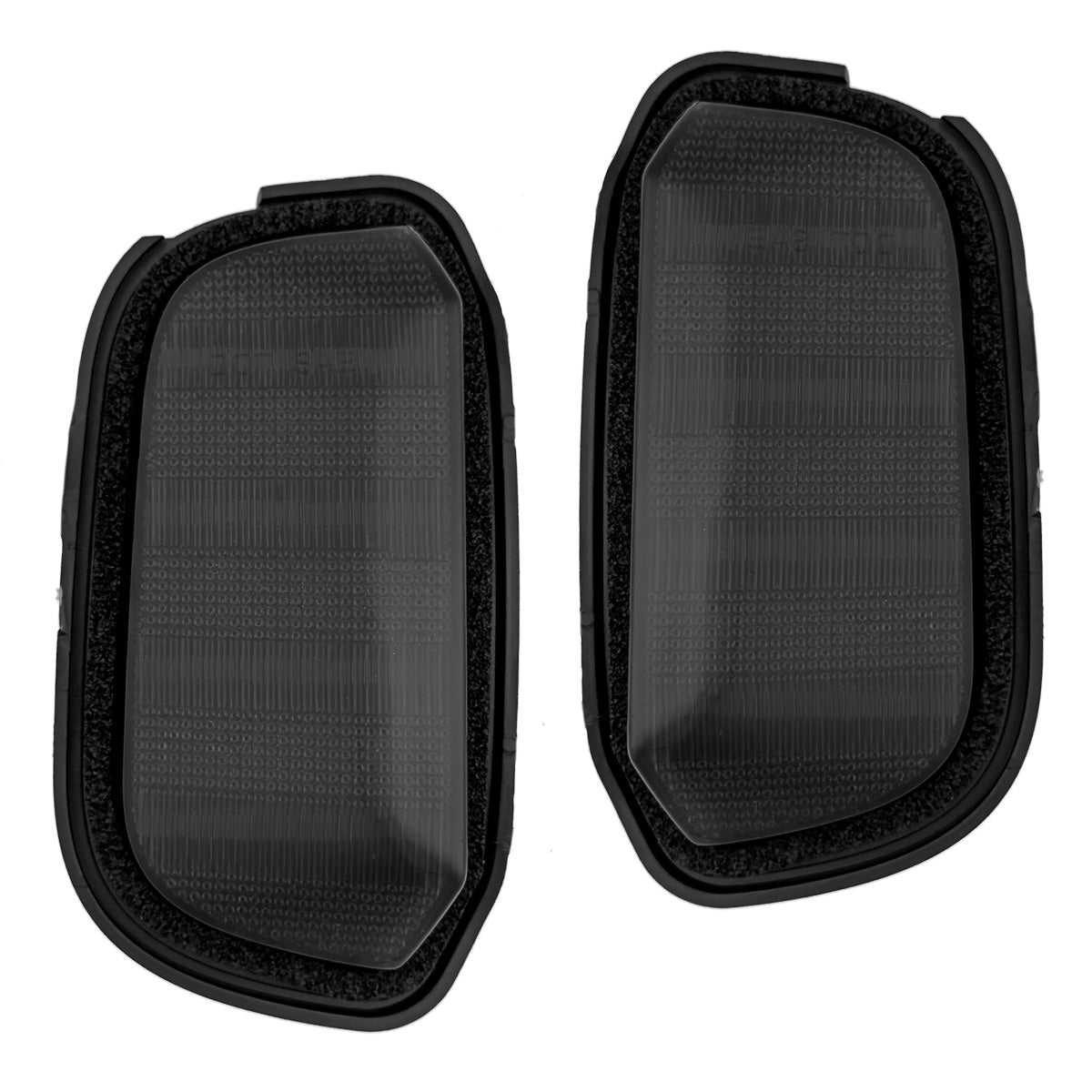 Chevy/GMC 19-26 Sierra 1500 & Silverado 1500 Ultra High Power Quad White LED Mirror Spot Lights - Smoked Lens