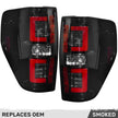 Ford F150 & RAPTOR 09-14 OLED TAIL LIGHTS - Smoked Lens - Image 2