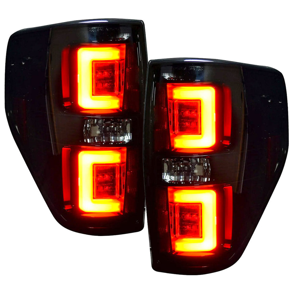 Ford F150 & RAPTOR 09-14 OLED TAIL LIGHTS - Smoked Lens - Image 3