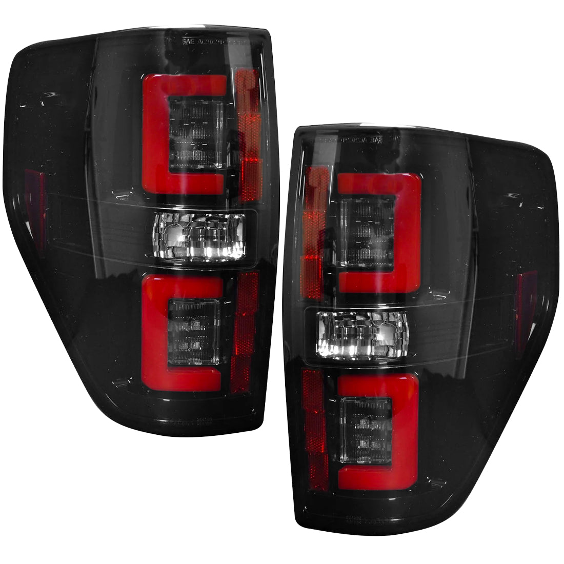 Ford F150 & RAPTOR 09-14 OLED TAIL LIGHTS - Smoked Lens - Image 4