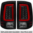 Dodge 09-18 RAM 1500 & 10-18 RAM 2500/3500 OLED TAIL LIGHTS (Replaces Factory OEM Halogen Tail Lights) - Smoked Lens
