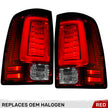Dodge 09-18 RAM 1500 & 10-18 RAM 2500/3500 OLED TAIL LIGHTS (Replaces Factory OEM Halogen Tail Lights) - Red Lens - Image 2