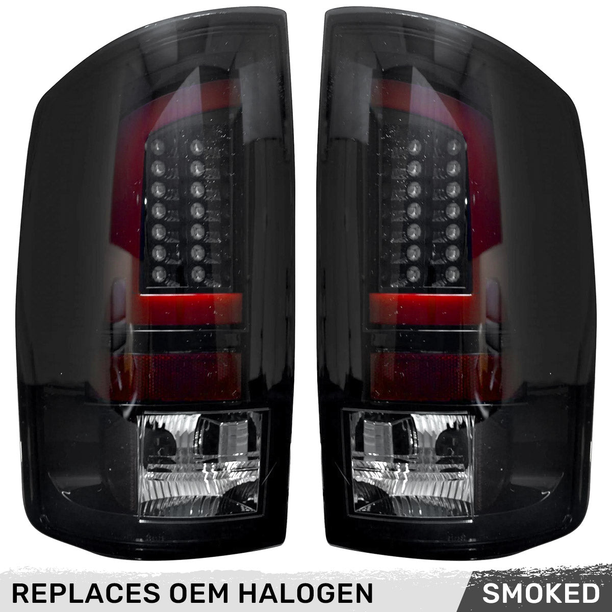 Dodge 02-06 RAM 1500 & 03-06 RAM 2500/3500 OLED Tail Lights - Smoked Lens - Image 3