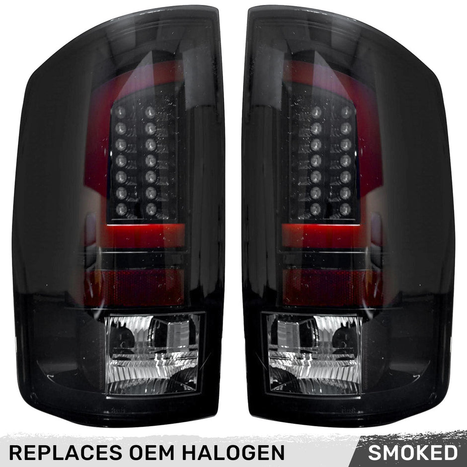 Dodge 02-06 RAM 1500 & 03-06 RAM 2500/3500 OLED Tail Lights - Smoked Lens - Image 3
