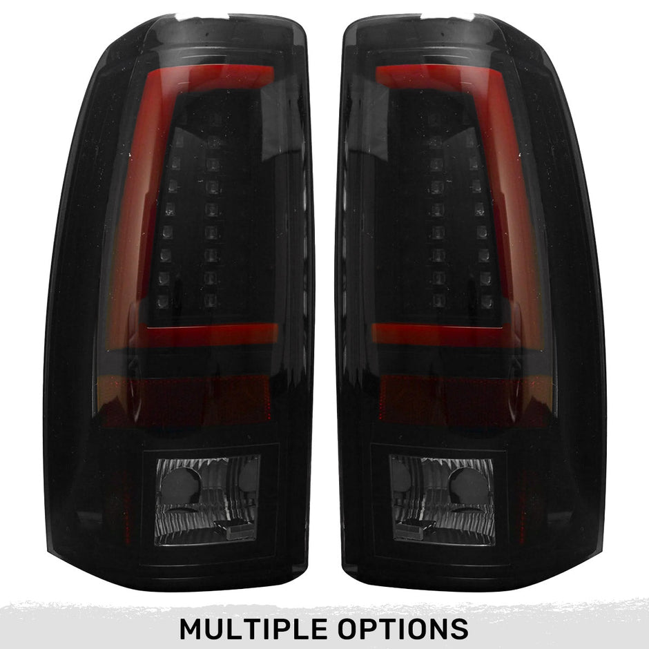 Chevy Silverado & GMC Sierra 99-07 (Fits 2007 "Classic" Body Style Only) OLED TAIL LIGHTS - Smoked Lens
