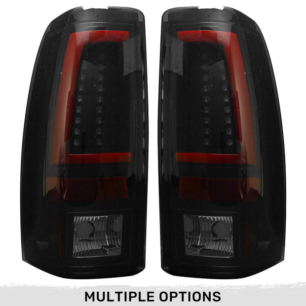 Chevy Silverado & GMC Sierra 99-07 (Fits 2007 "Classic" Body Style Only) OLED TAIL LIGHTS - Smoked Lens