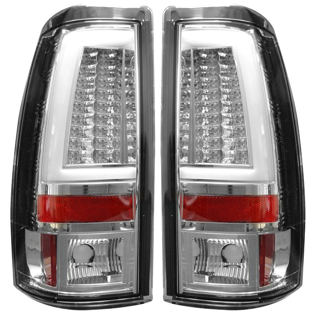 Chevy Silverado & GMC Sierra 99-07 (Fits 2007 "Classic" Body Style Only) OLED TAIL LIGHTS - Clear Lens