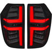 Chevy Tahoe & Suburban 21-23 OLED TAIL LIGHTS with LED Startup Sequence & AMBER OLED Turn Signals - Smoked Lens