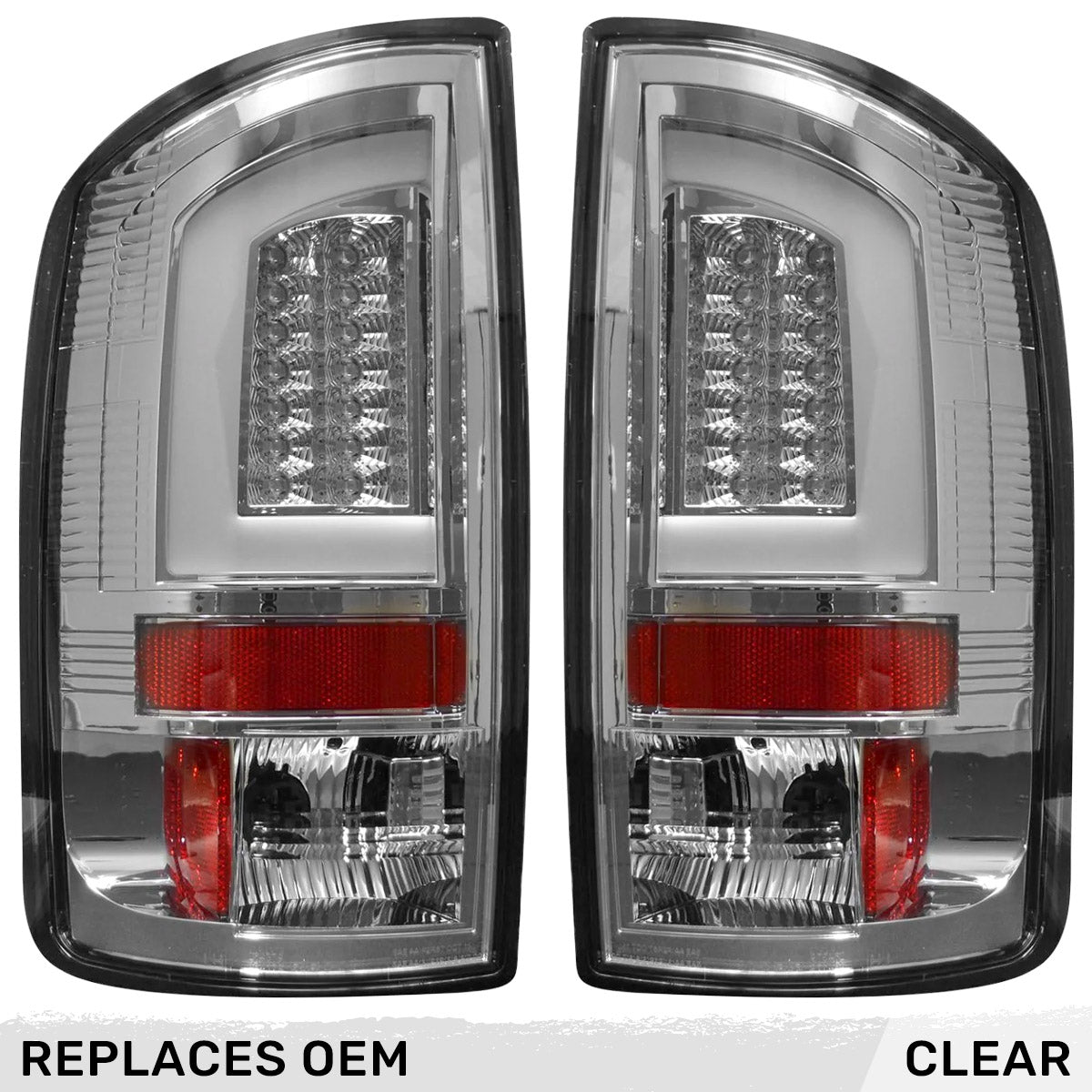 Chevy & GMC Tahoe, Yukon, Suburban, Denali 00-06 OLED TAIL LIGHTS - Clear Lens - Image 4