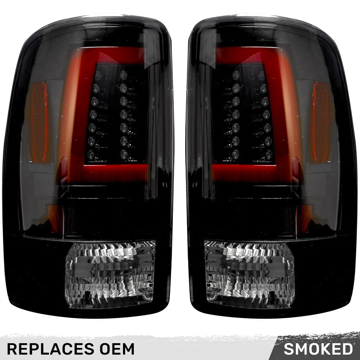 Chevy & GMC Tahoe, Yukon, Suburban, Denali 00-06 OLED TAIL LIGHTS - Smoked Lens - Image 3