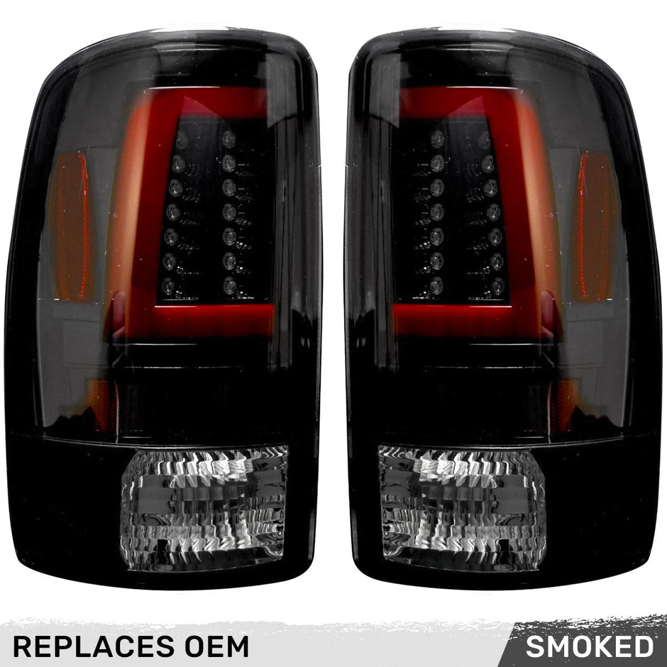 Chevy & GMC Tahoe, Yukon, Suburban, Denali 00-06 OLED TAIL LIGHTS - Smoked Lens - Image 3