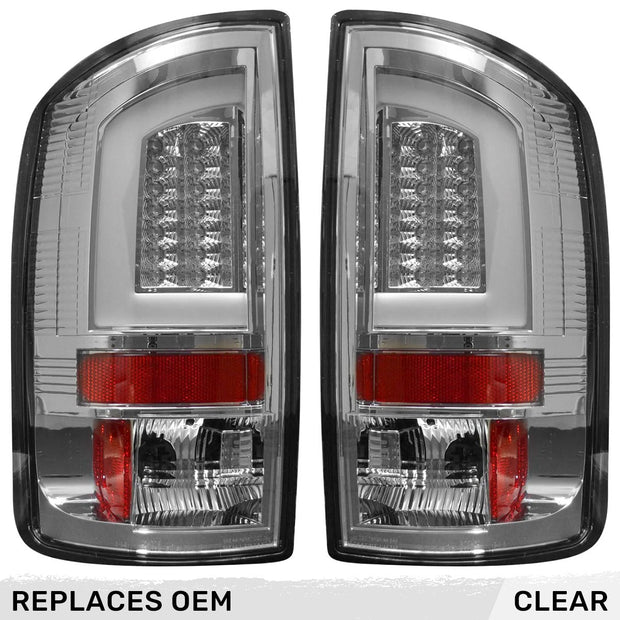 Chevy & GMC Tahoe, Yukon, Suburban, Denali 00-06 OLED TAIL LIGHTS - Clear Lens