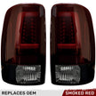 Chevy & GMC Tahoe, Yukon, Suburban, Denali 00-06 OLED TAIL LIGHTS - Dark Red Smoked Lens - Image 3