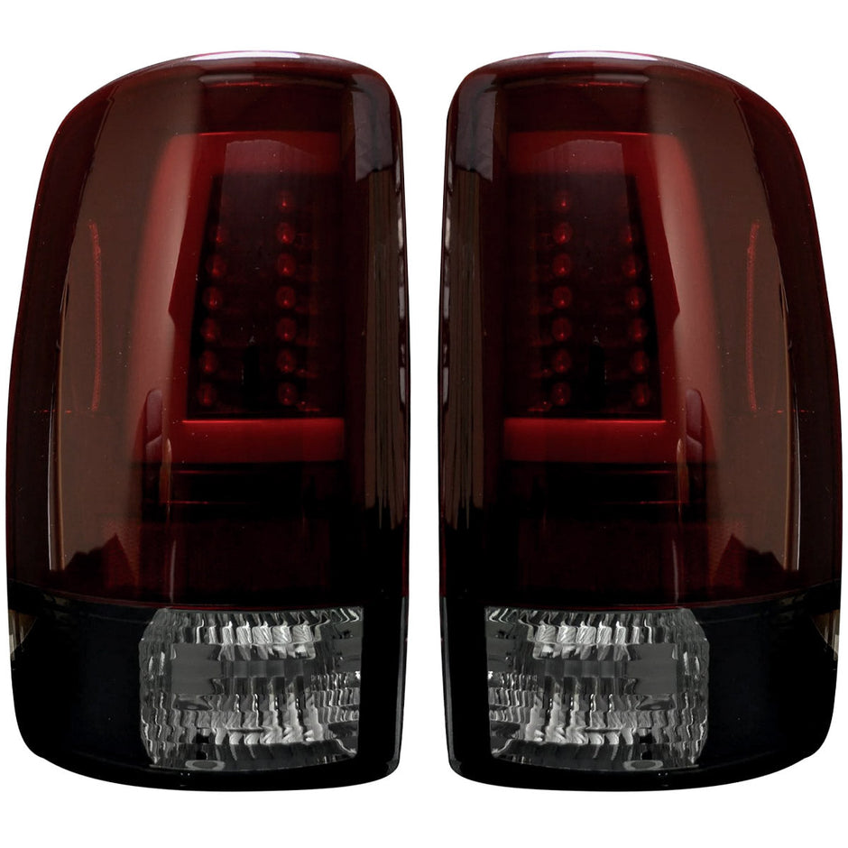Chevy & GMC Tahoe, Yukon, Suburban, Denali 00-06 OLED TAIL LIGHTS - Dark Red Smoked Lens