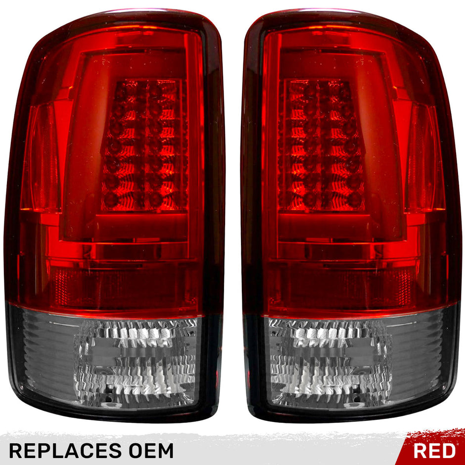 Chevy & GMC Tahoe, Yukon, Suburban, Denali 00-06 OLED TAIL LIGHTS - Red lens - Image 3