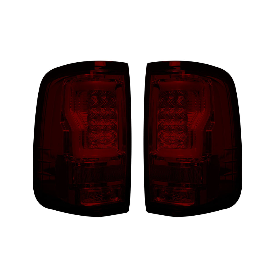 Ford F150 04-08 Straight aka "Style" Side OLED TAIL LIGHTS - Red Lens