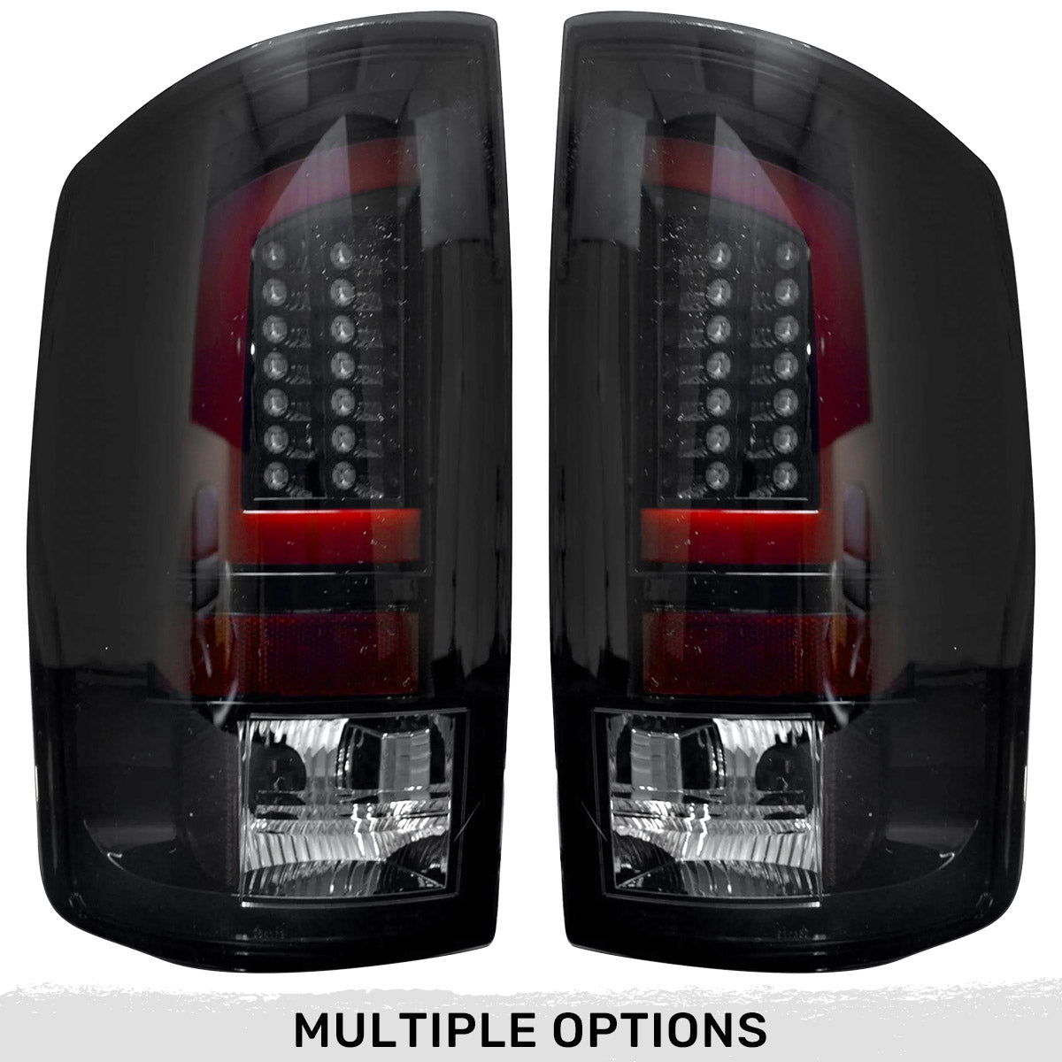 Dodge 07-08 RAM 1500 & 07-09 RAM 2500/3500 OLED TAIL LIGHTS - Smoked Lens