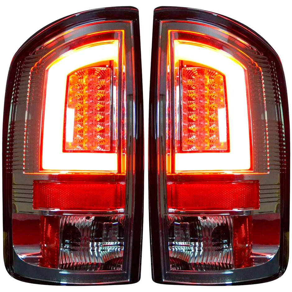 Dodge 07-08 RAM 1500 & 07-09 RAM 2500/3500 OLED TAIL LIGHTS - Clear Lens - Image 2