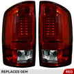 Dodge 07-08 RAM 1500 & 07-09 RAM 2500/3500 OLED TAIL LIGHTS - Red Lens - Image 3