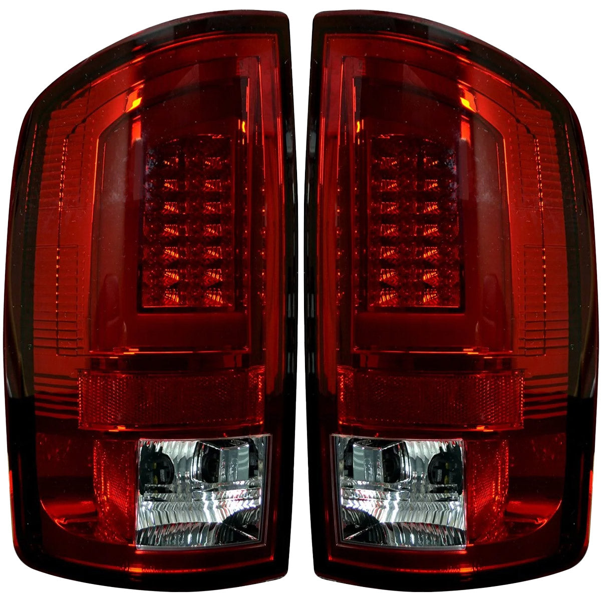 Dodge 07-08 RAM 1500 & 07-09 RAM 2500/3500 OLED TAIL LIGHTS - Red Lens