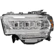 Dodge RAM 19-23 2500/3500 5th GEN Body Style w/ OEM Halogen & Standard Reflector Housing - LED PROJECTOR HEADLIGHTS w/ Ultra High Power Smooth OLED DRL & SCANNING SWITCHBACK High Power Amber LED Turn Signals - Clear / Chrome (Attn: Replaces OEM halogen headlights w standard reflector housing ONLY) - Image 2