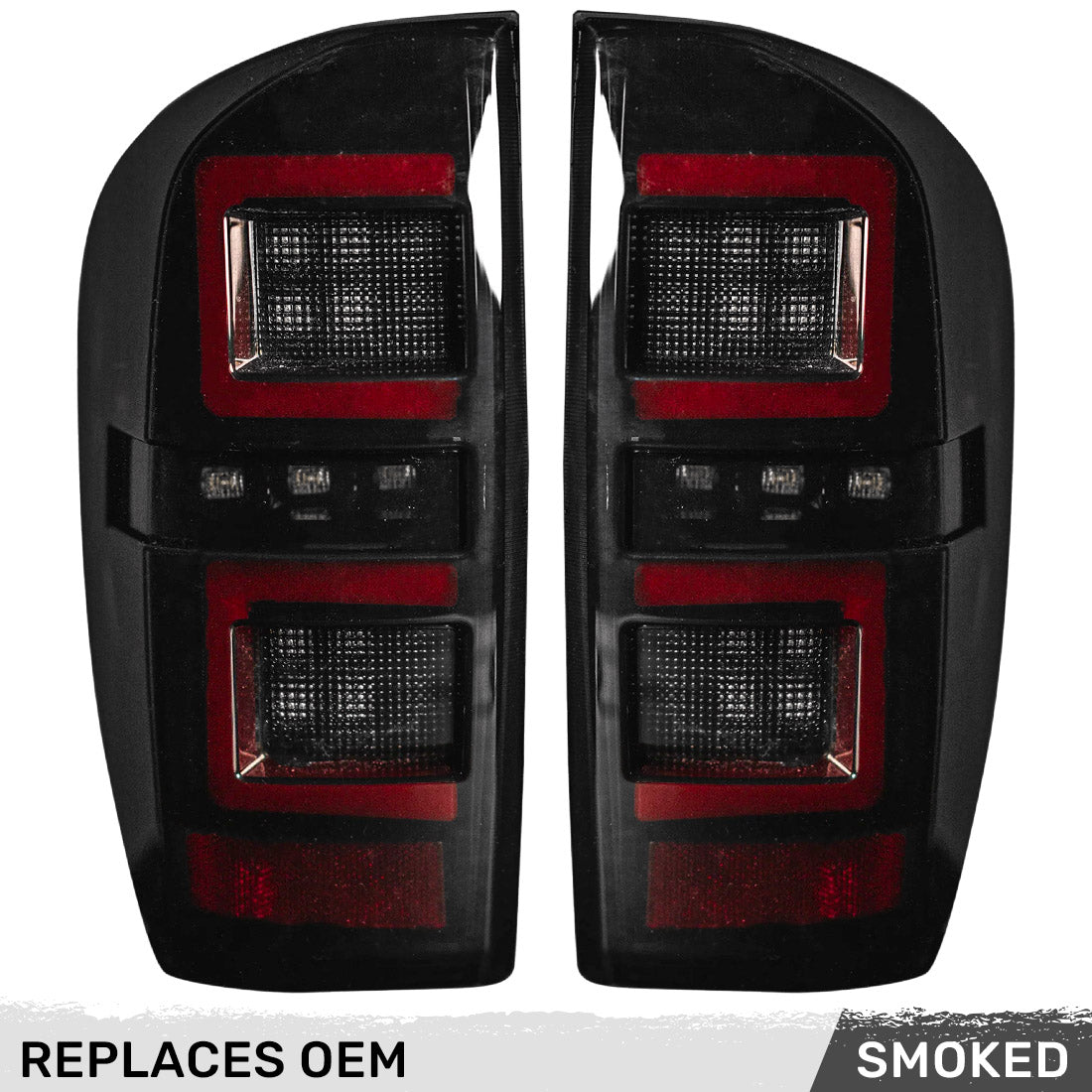 Toyota Tacoma 3rd GEN 16-23 LED Tail Lights - Smoked Lens