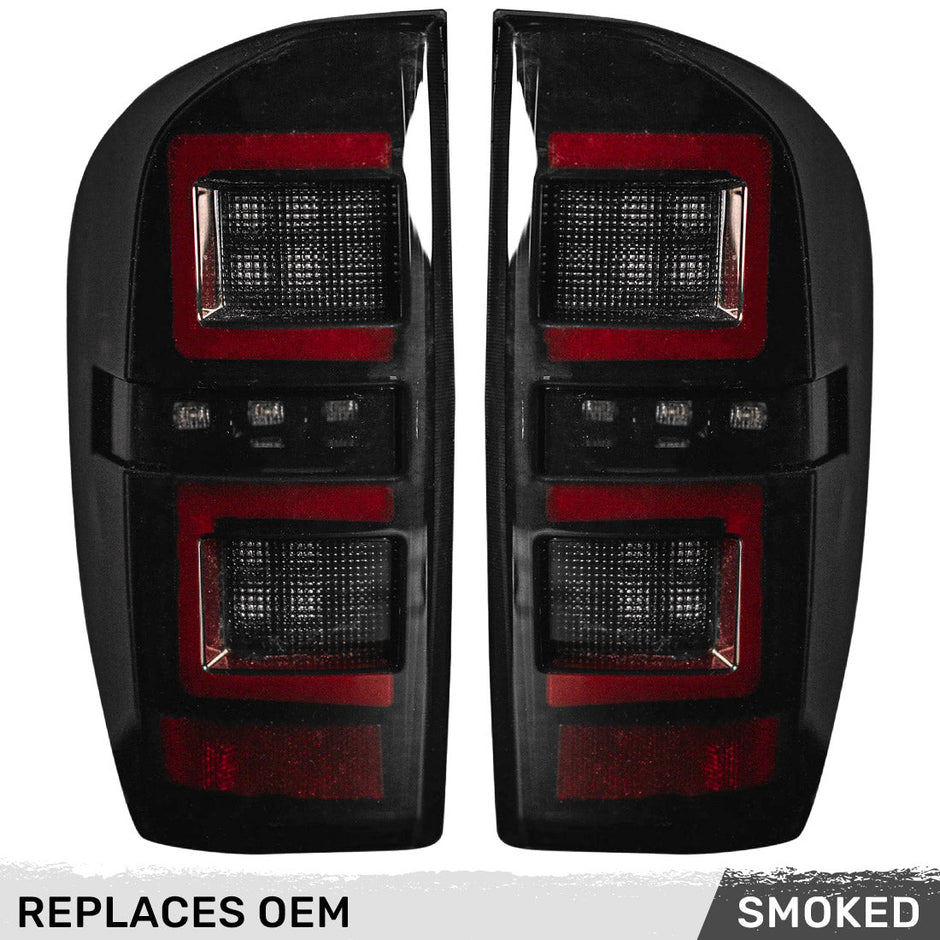 Toyota Tacoma 3rd GEN 16-23 LED Tail Lights - Smoked Lens