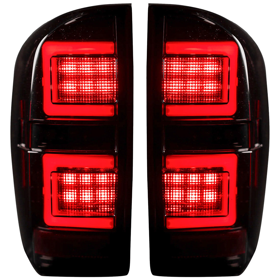 Toyota Tacoma 3rd GEN 16-23 LED Tail Lights - Smoked Lens - Image 2