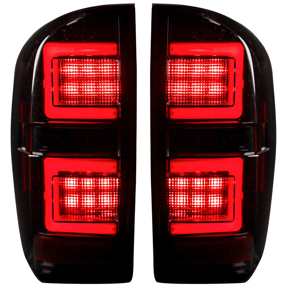 Toyota Tacoma 3rd GEN 16-23 LED Tail Lights - Smoked Lens - Image 2