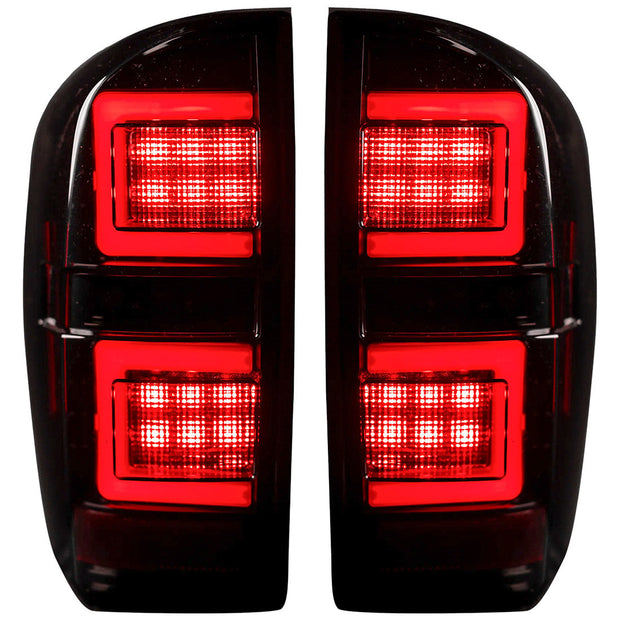 Toyota Tacoma 3rd GEN 16-23 LED Tail Lights - Smoked Lens - Image 2
