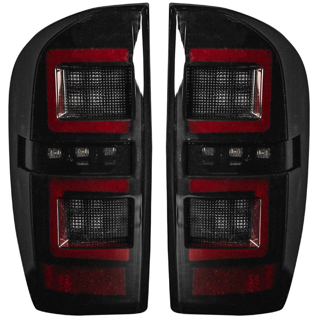 Toyota Tacoma 3rd GEN 16-23 LED Tail Lights - Smoked Lens - Image 3