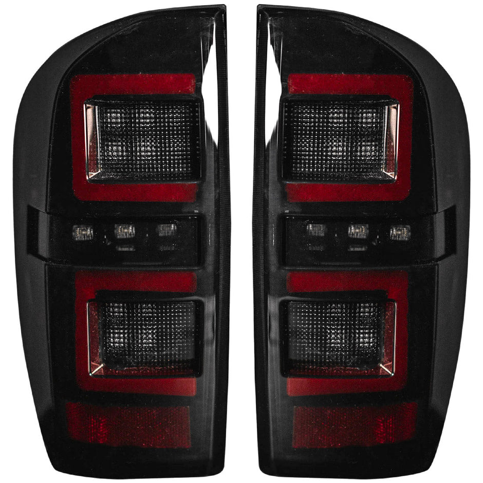 Toyota Tacoma 3rd GEN 16-23 LED Tail Lights - Smoked Lens - Image 3