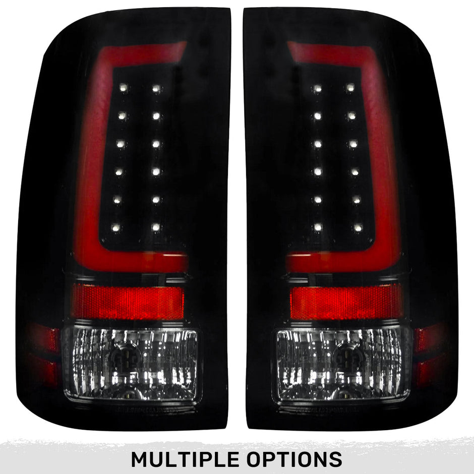 GMC Sierra 07-13 (2nd GEN – SINGLE WHEEL ONLY) OLED TAIL LIGHTS - Smoked Lens