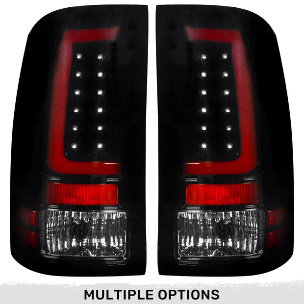 GMC Sierra 07-13 (2nd GEN – SINGLE WHEEL ONLY) OLED TAIL LIGHTS - Smoked Lens