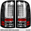 GMC Sierra 07-13 (2nd GEN – SINGLE WHEEL ONLY) OLED TAIL LIGHTS - Clear Lens