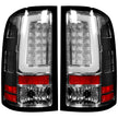 GMC Sierra 07-13 (2nd GEN – SINGLE WHEEL ONLY) OLED TAIL LIGHTS - Clear Lens - Image 2