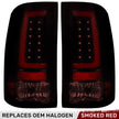 GMC Sierra 07-13 (2nd GEN – SINGLE WHEEL ONLY) OLED TAIL LIGHTS - Dark Red Smoked Lens